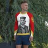 Camiseta manga larga all over hombre Crnogorski Busto B&W