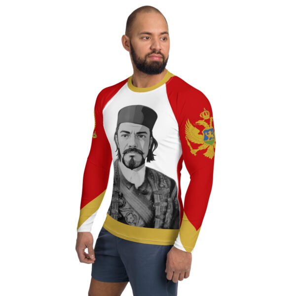 Camiseta manga larga all over hombre Crnogorski Busto B&W