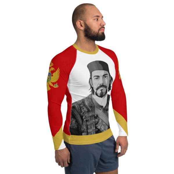 Camiseta manga larga all over hombre Crnogorski Busto B&W