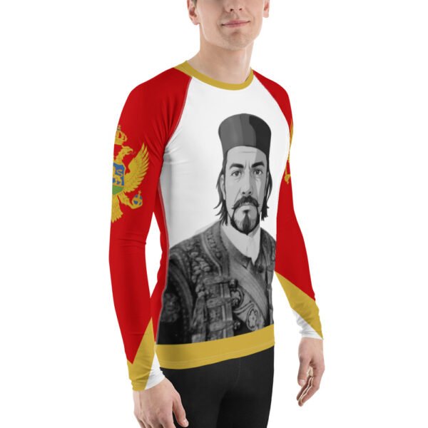 Camiseta manga larga all over hombre Crnogorski Busto B&W