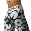 Leggings de yoga all over mujer Flowers B&W