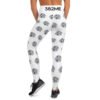 Leggings de yoga all over mujer Flower Bubbles B&W