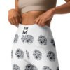Leggings de yoga all over mujer Flower Bubbles B&W