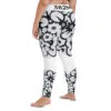 Leggings de yoga all over mujer Flowers B&W