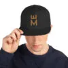 Gorra snapback Monograma 382ME gold