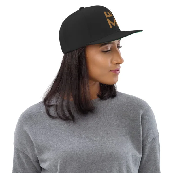 Gorra snapback Monograma 382ME gold