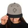 classic-snapback-heather-black-front-671837fb50d26.jpg Genial gorra Snapback - Mapa Montenegro (negro)