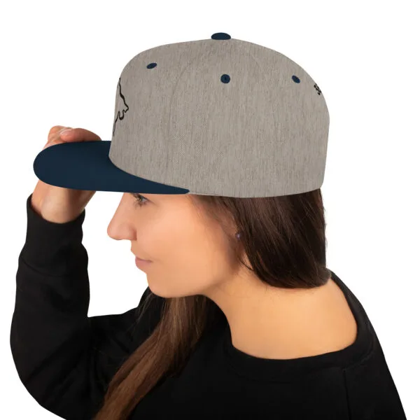 classic-snapback-heather-grey-navy-left-side-671837fb56222.jpg Genial gorra Snapback - Mapa Montenegro (negro)