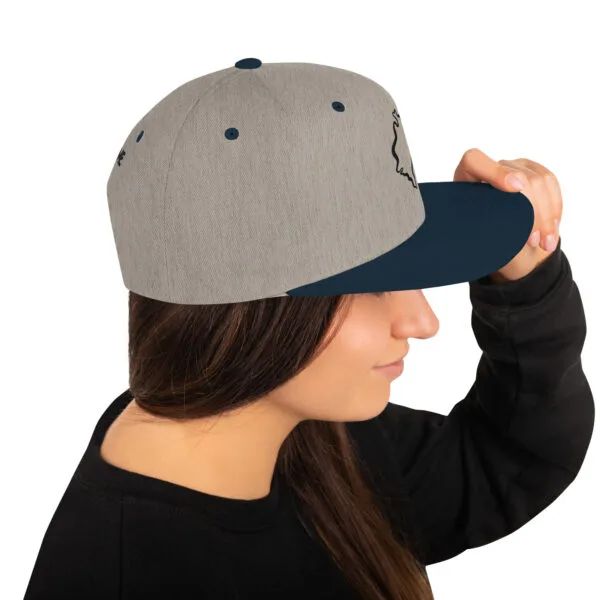 classic-snapback-heather-grey-navy-right-side-671837fb57844.jpg Genial gorra Snapback - Mapa Montenegro (negro)