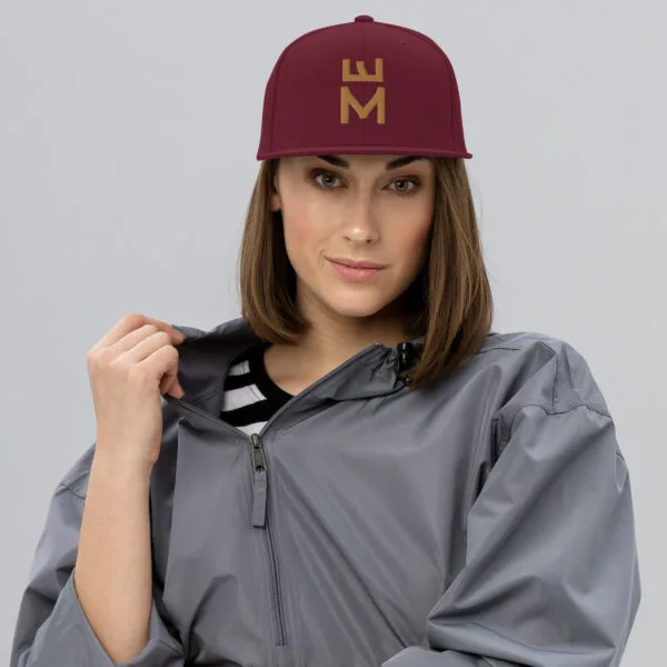 Gorra snapback Monograma 382ME gold