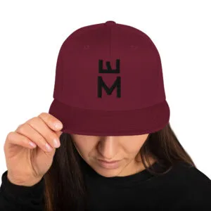 Gorra snapback Monograma 382ME Black