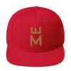 Gorra snapback Monograma 382ME gold