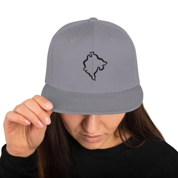 classic-snapback-silver-front-671837fb4e502.jpg Genial gorra Snapback - Mapa Montenegro (negro)