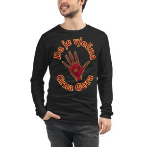 T-shirt unisexe inspirant à manches longues - Montenegro Eternal and Hand