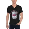 vigorosa camiseta unisex-v-neck-tee-black-front-6720e7e73b186.jpg Vigorosa camiseta Unisex manga corta y cuello V - Guerrero Montenegrino