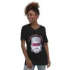unisex-v-neck-tee-black-front-6720e7e73f99b.jpg Vigorosa camiseta Unisex manga corta y cuello V - Guerrero Montenegrino