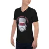 unisex-v-neck-tee-black-left-front-6720e7e741124.jpg Vigorosa camiseta Unisex manga corta y cuello V - Guerrero Montenegrino