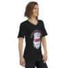 unisex-v-neck-tee-black-right-front-6720e7e73c65a.jpg Vigorosa camiseta Unisex manga corta y cuello V - Guerrero Montenegrino