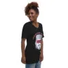 unisex-v-neck-tee-black-right-front-6720e7e73f505.jpg Vigorosa camiseta Unisex manga corta y cuello V - Guerrero Montenegrino