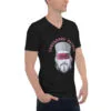 unisex-v-neck-tee-black-right-front-6720e7e740ba0.jpg Vigorosa camiseta Unisex manga corta y cuello V - Guerrero Montenegrino