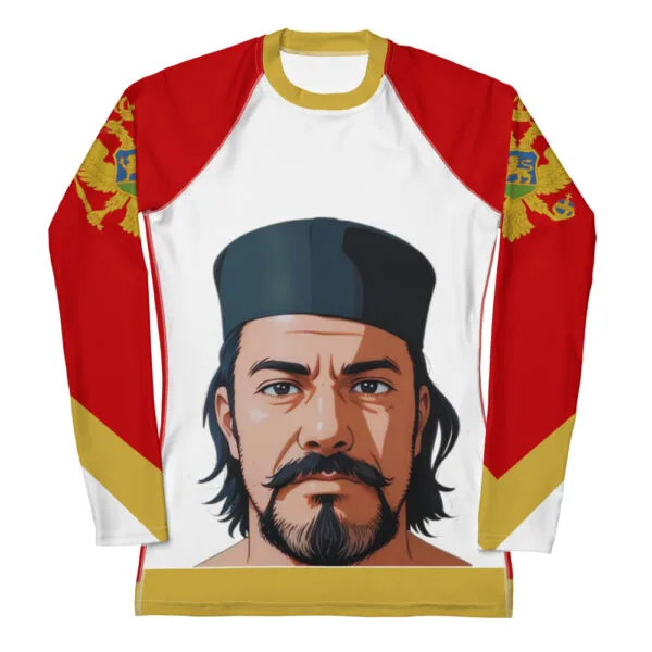 Ženska majica dugih rukava - Crnogorski (u boji)