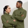 Sudadera unisex cremallera 3/4 bordado Brkovi
