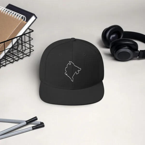 Gorra Snapback CG map white
