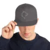Gorra Snapback CG map white