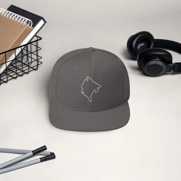 Gorra Snapback CG map white