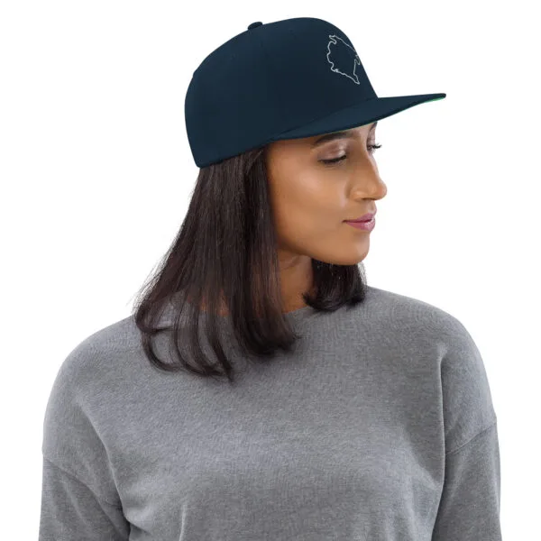 Gorra Snapback CG map white