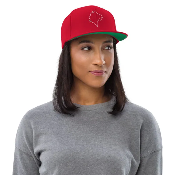 Gorra Snapback CG map white