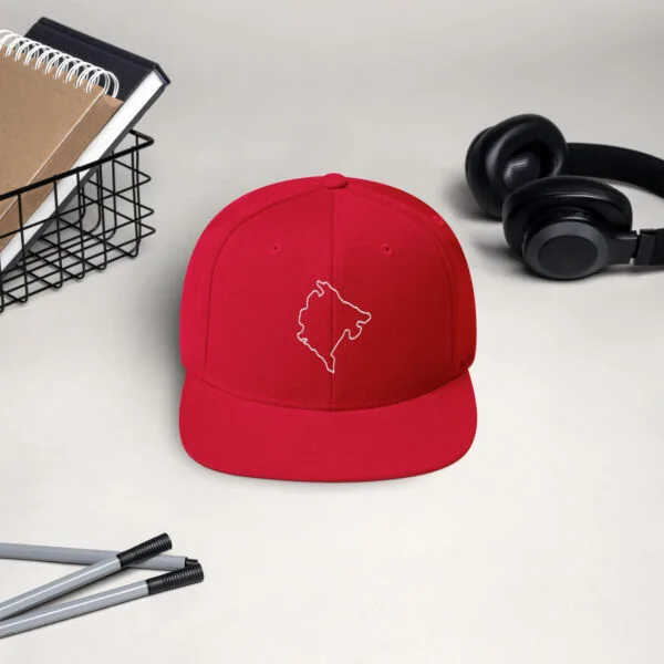 Gorra Snapback CG map white