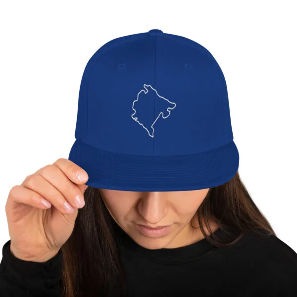 Gorra Snapback CG map white