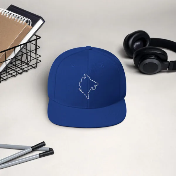 Gorra Snapback CG map white