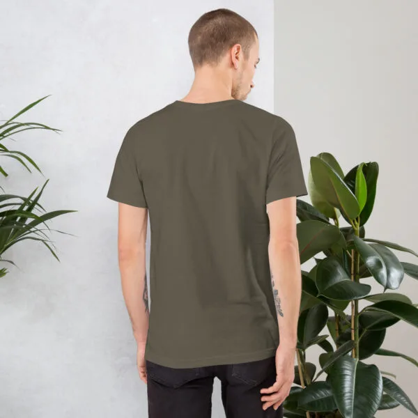 Camiseta cuello redondo manga corta unisex Vječna CG  & Ruka