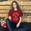 Camiseta cuello redondo manga corta unisex Vječna CG  & Ruka