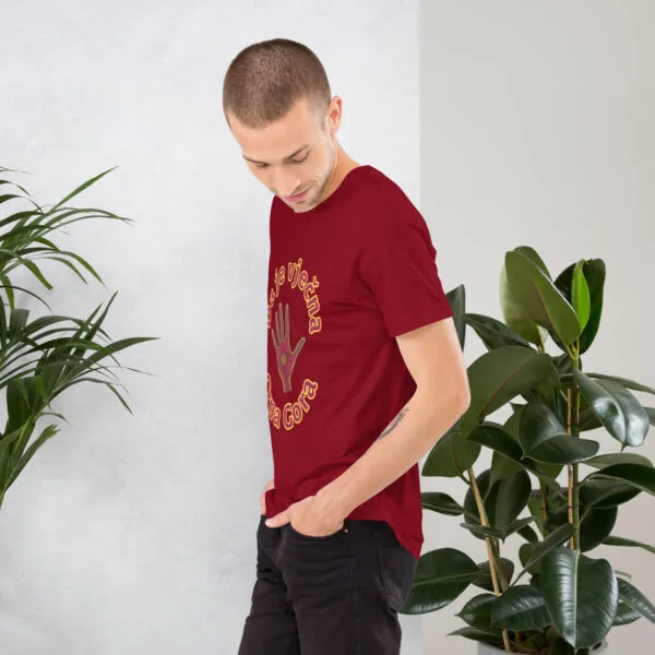 Camiseta cuello redondo manga corta unisex Vječna CG  & Ruka