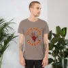 Camiseta cuello redondo manga corta unisex Vječna CG  & Ruka