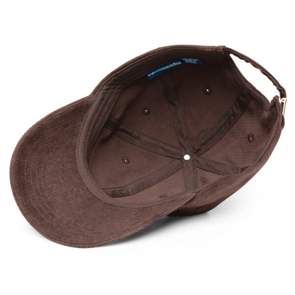 Gorra de pana vintage bordada 382ME Gold