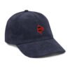 Gorra de pana vintage Bigote Montenegrino y mapa