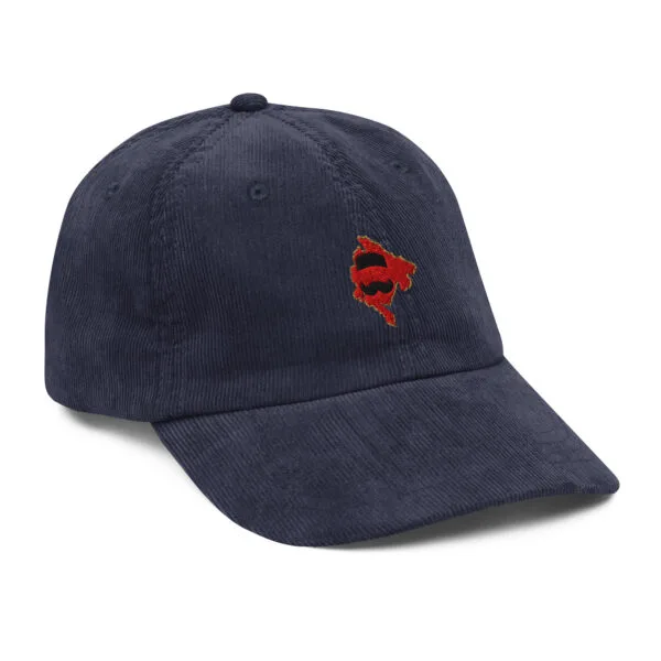 Gorra de pana vintage CG map & Brkovi