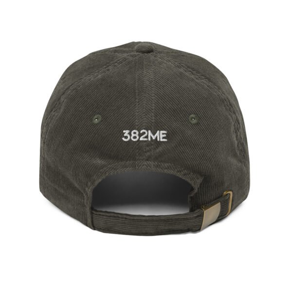 Gorra de pana vintage Bigote Montenegrino y mapa