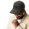 Gorra de pana vintage bordada 382ME  Black