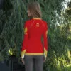 Camiseta manga larga all over mujer Brkovi full red