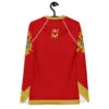 Camiseta manga larga all over mujer Brkovi full red
