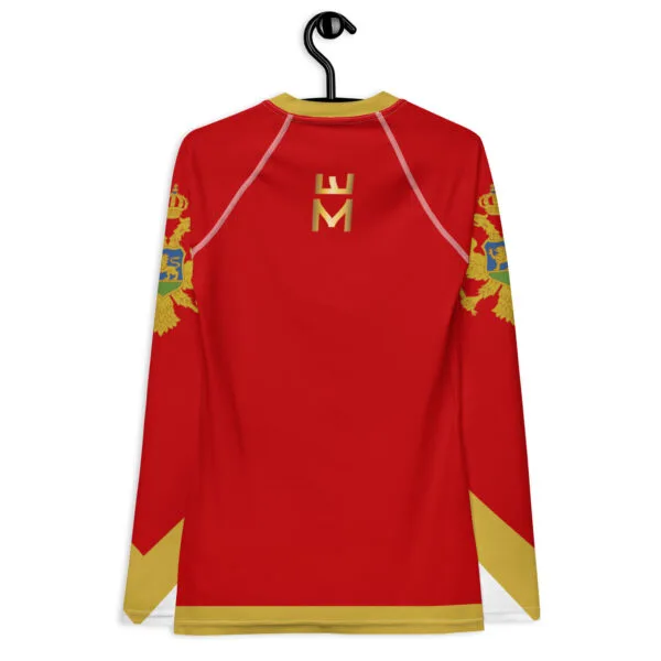 Camiseta manga larga all over mujer Brkovi full red