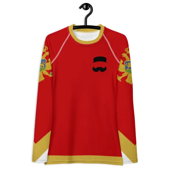 Camiseta manga larga all over mujer Brkovi full red