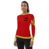 Camiseta manga larga all over mujer Brkovi full red