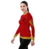 Camiseta manga larga all over mujer Brkovi full red