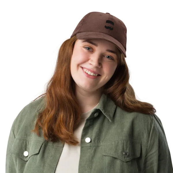 Gorra de pana vintage bordada CG Brkovi